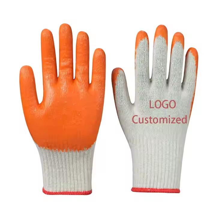 Cotton Latex Coated Gloves