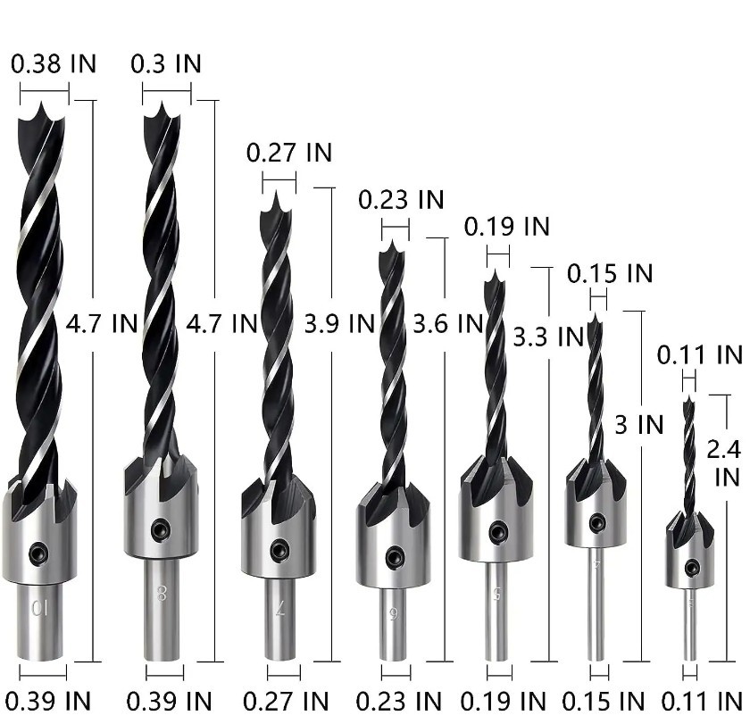 Drill Bit Assemblage Set